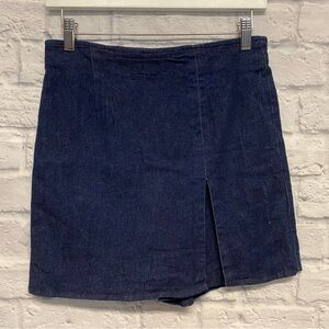 Tracy Evan’s Limited Vintage Dark Blue Denim Skort Size 9